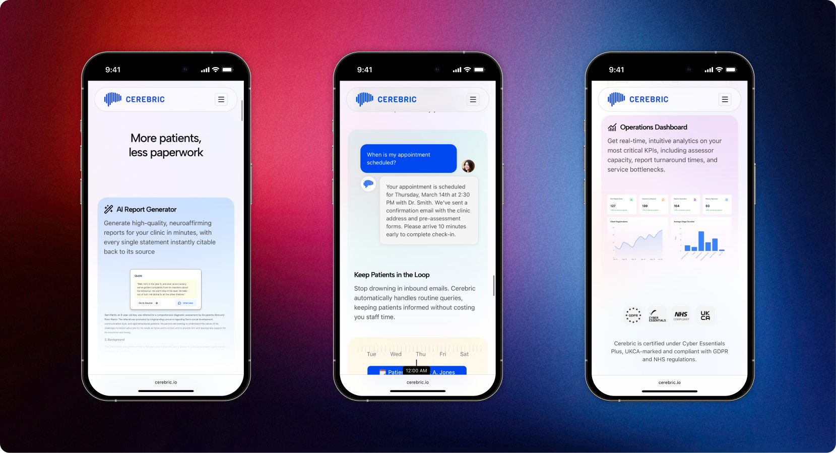 Cerebric Mobile Screenshots